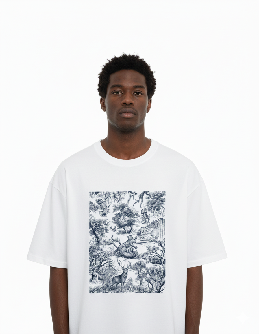 The Jungle Unisex Terry Oversized T-Shirt