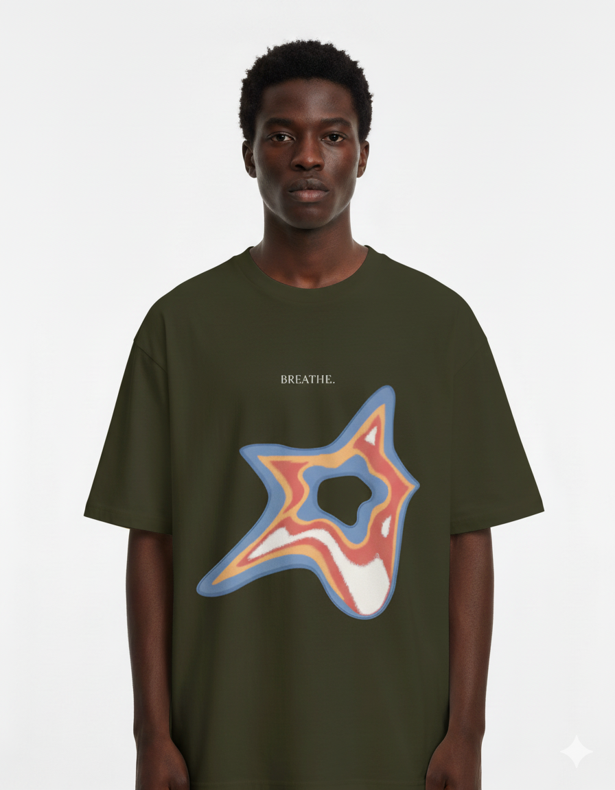 Breathe Unisex Oversized Classic T-Shirt