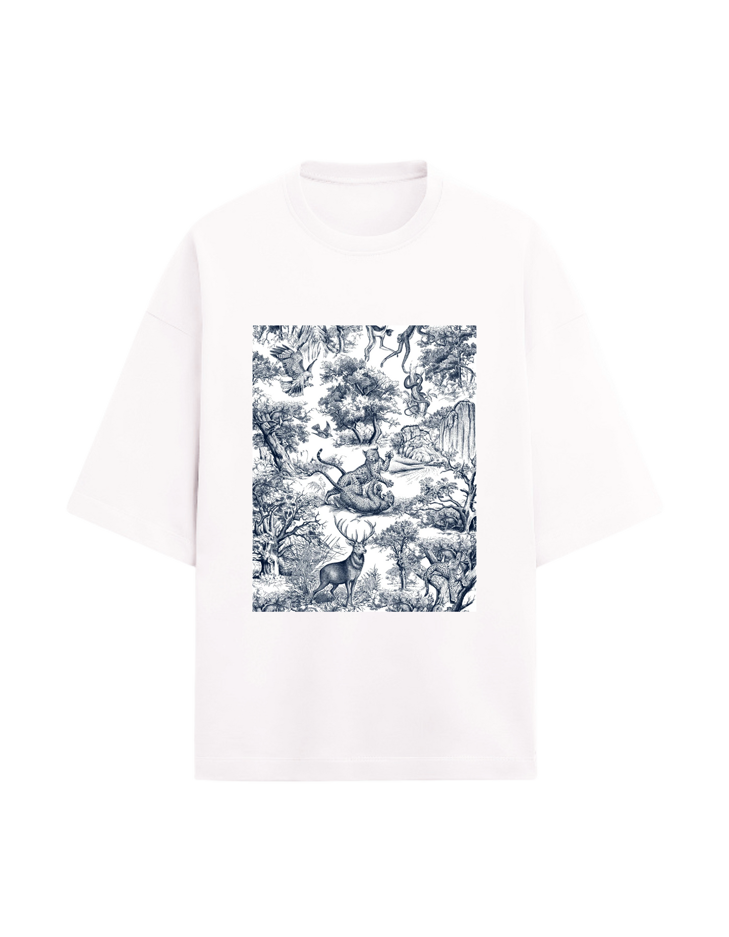 The Jungle Unisex Terry Oversized T-Shirt