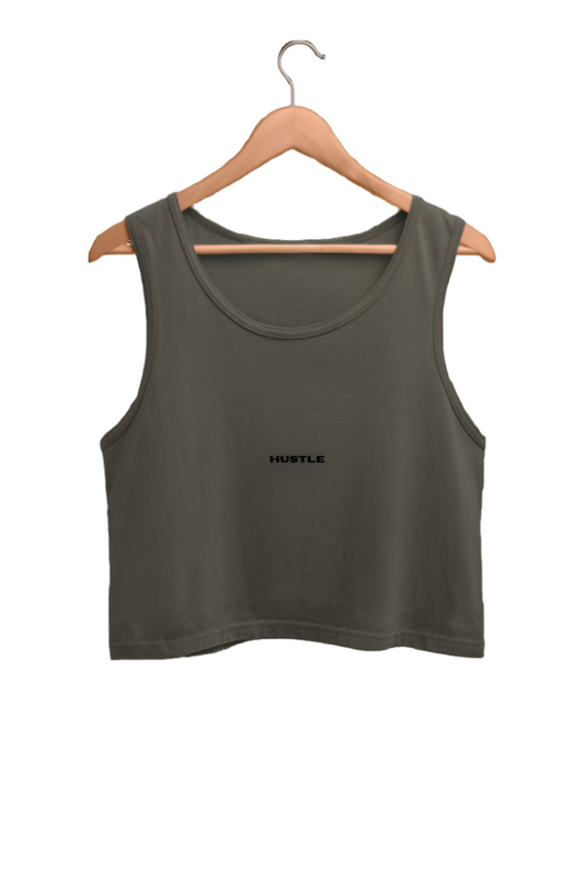 HUSTLE Crop Tank Top