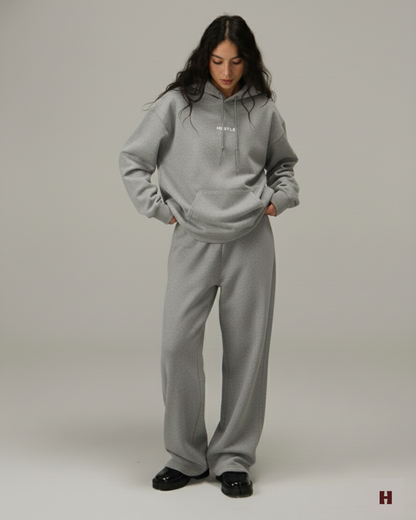 HUSTLE Grey Hoodie