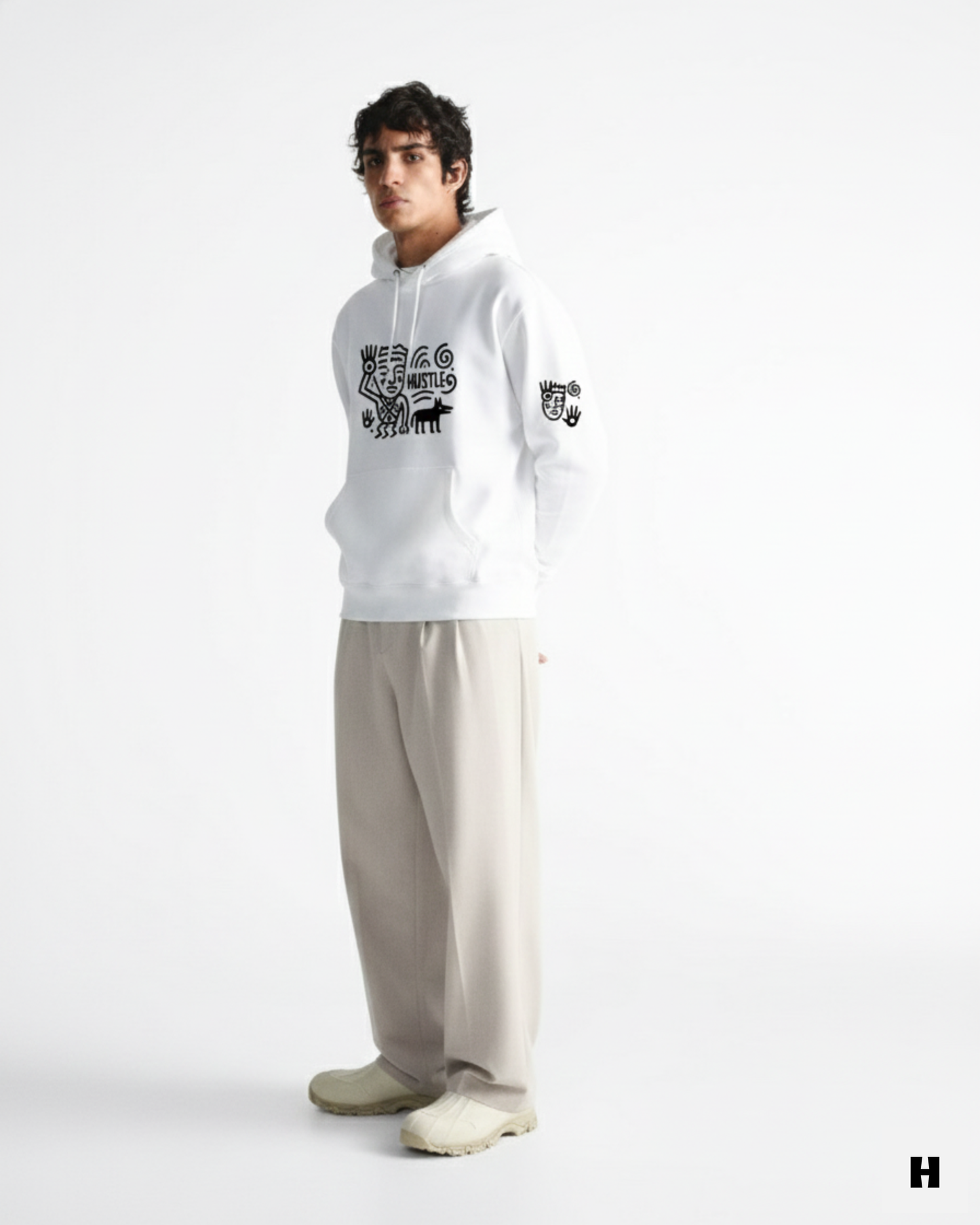 Tribal Oversized Hoodie