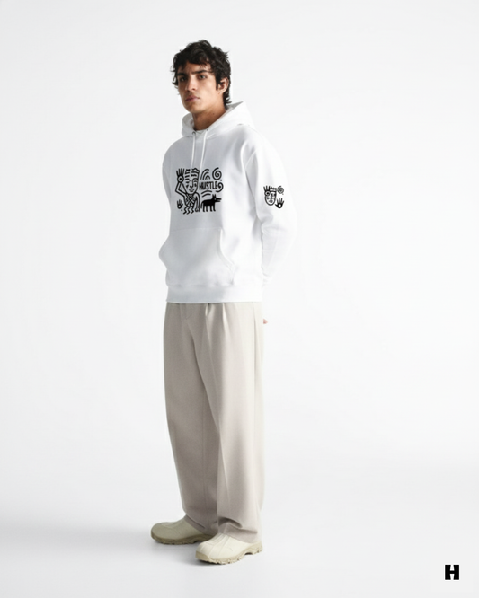 Tribal Oversized Hoodie