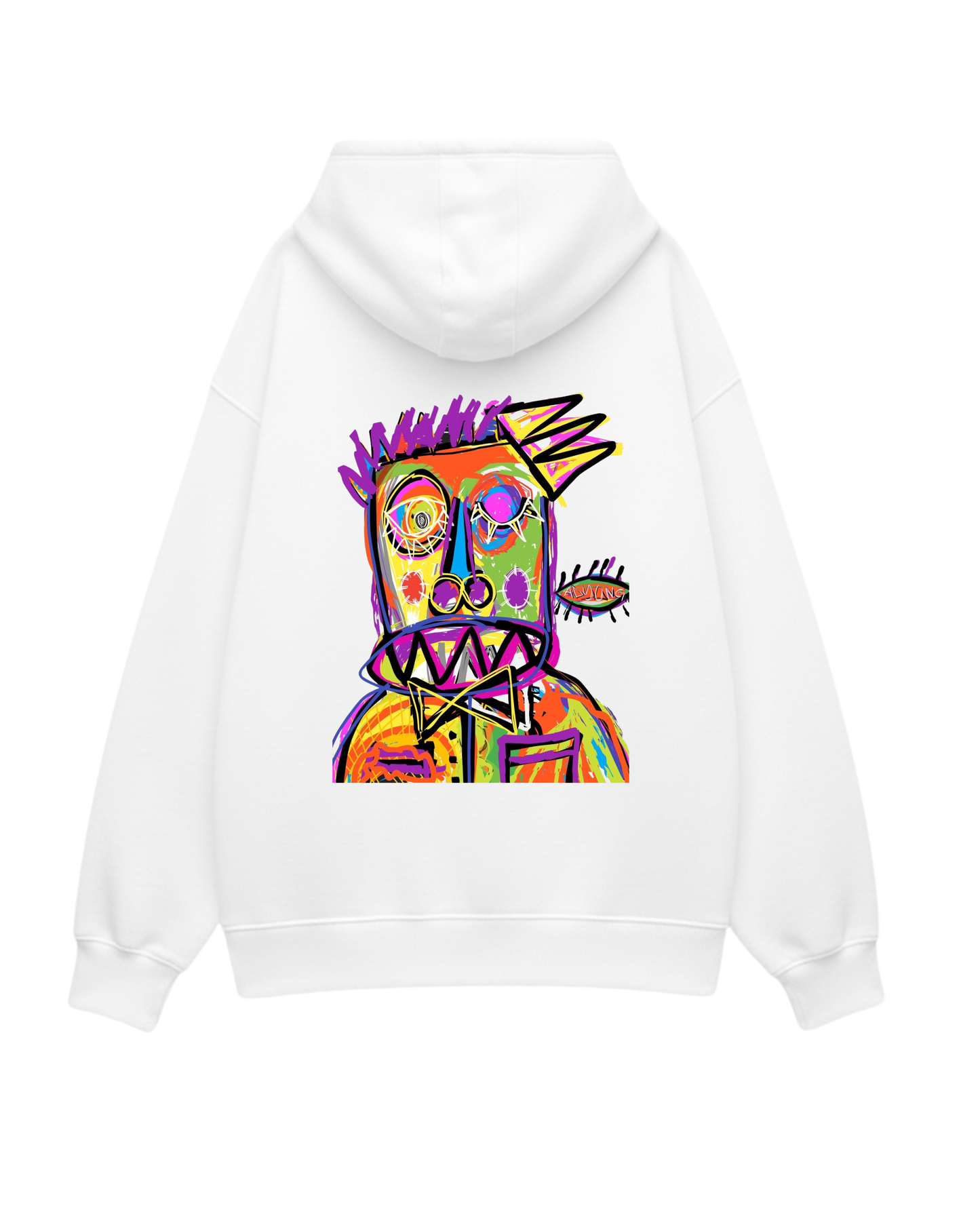 Scribble Unisex Oversized Hoodie