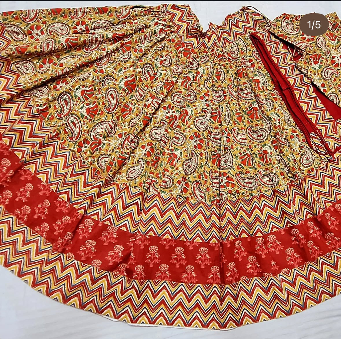84 Panel fully stitched designer exclusive skirt dress