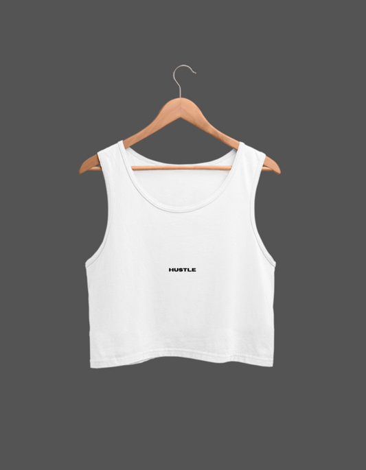HUSTLE Crop Tank Top